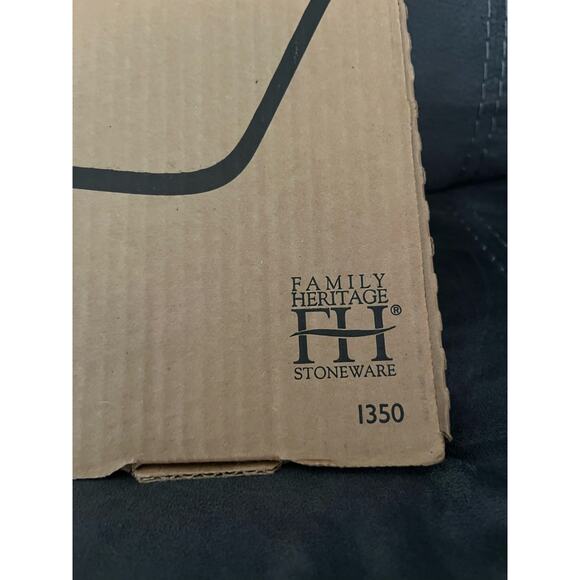 Pampered Chef Classics Rectangle Stone 1350 Family Heritage Stoneware 12X15- NEW - Picture 3 of 4